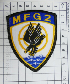 Duits MFG 2 Marinefliegergeschwader 2 embleem - zonder klittenband - 9 x 7 cm - origineel