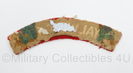 Britse leger Royal West Kent shoulder title - 11 x 3,5 cm - origineel