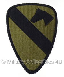 US Army OCP SSI patch - 1st Cavalry Division - met klittenband - 14 x 9,5 cm - voor multicamo uniform - origineel