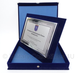 Plaquette - European Gendarmerie Force Headquarters Italie - origineel