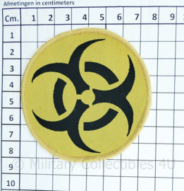 Embleem biohazard  -  diameter 7, 5 cm - origineel