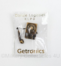 Politie KLPD Divisie Logistiek Getronics speld - nieuw in zakje - 7,5 x 5,5 cm - origineel