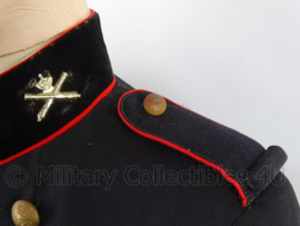Antieke Nederlandse leger Kanonnier Artillerie uniform SET jas, broek en Schako kepi - begin 1900 -  met originele insignes - maat S - origineel