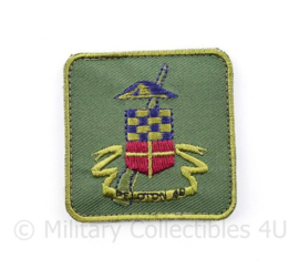 Defensie NATRES Nationale Reserve Reenactment peloton 48 borstembleem - met klittenband - 5,5 x 5,5 cm - origineel