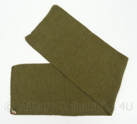 KCT en Nederlandse leger groene sjaal Mutsdas - 100 x 22 cm. - origineel