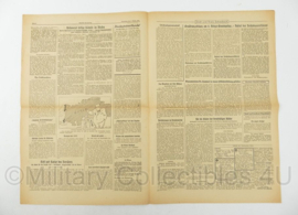 WO2 Duitse krant Frankische Tageszeitung nr. 234 5 oktober 1944 - 47 x 32 cm - origineel