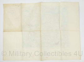 WW2 British War Office map 1944 Central Europe Hamburg - 87,5 x 65 cm - origineel