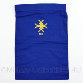 Nederlands leger halsdoek 108 verbindingsbataljon - blauw - origineel