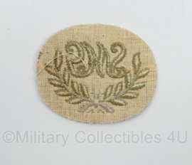 WW2 British army SMG Sub Machine Gun Specialist trade award patch - 6,5 x 5,5 cm - origineel