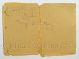 WO2 Duitse postkarte 1941 - konzentrationslager Ravensbruck - afmeting 16 x 11,5 cm - origineel