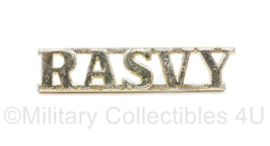 Britse Naoorlogse Schouder badge RASVY - 4,5 x 1,5 cm - origineel