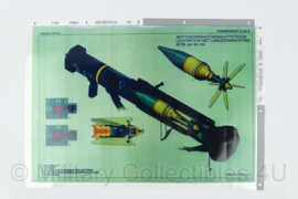 Defensie instructie sheet Antitankbrisantgranaatpatroon lichtspoor met lanceerinrichting - 29,5 x 21 cm - oriigneel