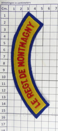 Canadese leger Le Regiment de Montmagny shoulder title - 15,5 x 5 cm - origineel