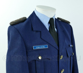 Belgische luchtmacht uniform set met alle insignes  - onderofficier  Adjudant chef - Maat 46L = XL - origineel