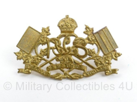 WO2 Canadese RCCS Royal Canadian Corps of Signals cap badge - 4 x 3,5 cm - origineel