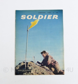 The British Army Magazine Soldier January 1960 - 30 x 22 cm - origineel