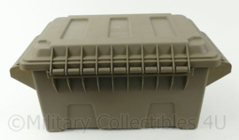 Plastic Munitie/utility box compact - 46,7 x 30,8 x 21 - Groen of Dark Earth