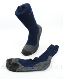 Falke TK2 Cool sokken - Blauw/grijs/zwart - maat 42-43 - gedragen - origineel