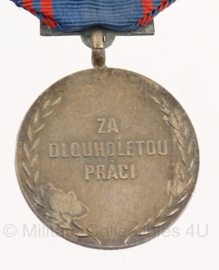 Tjechische SNB medaille For Service To Czech State Security - origineel - metaal - 4 x 8 cm