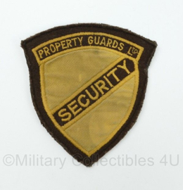 Security Property Guards LTD embleem - 11,5 x 10,5 cm - origineel