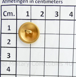 Politie kleine knoopjes goudkleurig - diameter 1,5 cm - origineel