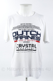 Korps Mariniers Dutch Marines Rowing challenge shirt wit - maat Medium - origineel
