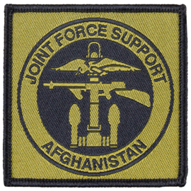 Joint Force Support Afghanistan embleem - 6 x 6 cm - origineel