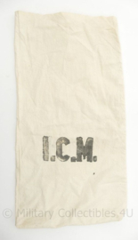 Katoenen tas met I.C.M. opdruk - 43 x 24 cm