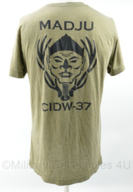 Defensie Stoottroepen MADJU CIDW-37 Patchfinder  t-shirt groen - maat Large - gedragen - origineel