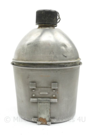 WO2 US veldfles set RVS beker en aluminium fles 1943  - origineel