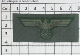 Replica WO2 Duitse M43 BEVO Pet of schuitje adelaar - 8 x 3,5 cm