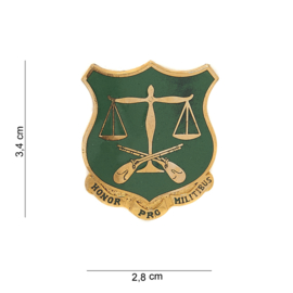 US Army 502nd Military Police Battalion insigne metaal - 3,4 x 2,8 cm - maker Meyer - origineel