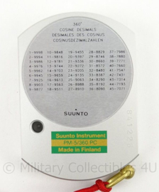 Clinometer Suunto PM-5/360 in draagtas - zeldzaam - afmeting 11 x 8 cm - origineel