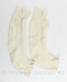 Defensie armwarmers wit/crème 2 paar -  origineel