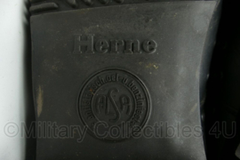 Bundesmarine bordschuhe boordschoenen zwart - maker Herne - maat 275 = 43,5 - gedragen - origineel