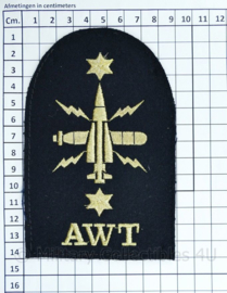 Royal Navy  embleem  Above Water Tactical AWT - Rank of Leading Rate - 14 x 9 cm -  origineel