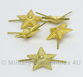 Russische rang ster goud - metaal - 22mm breed - origineel