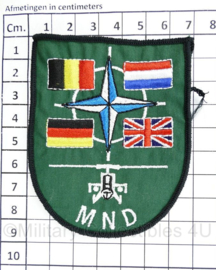 Defensie MND embleem  - 9,5 x 7 cm - origineel