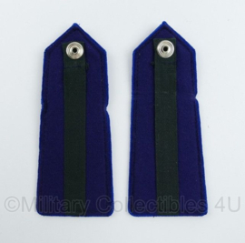 Belgische Gemeentepolitie epauletten Agent Hoofdbrigadier Service Dress PAAR - 14 x 5 cm - origineel