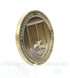 Nederlands Duitse coin Korps 1 NL DE Corps oefening Odyssee Sword 2011 13e en 43 gemechaniseerde brigade en 11 luchtmobiel -  diameter 3,5 cm - origineel