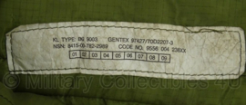 Defensie helm tas gevoerde helmtas - merk Gentex BG9003 licht gebruikt - afmeting 49 x 31 cm - zeldzaam - origineel