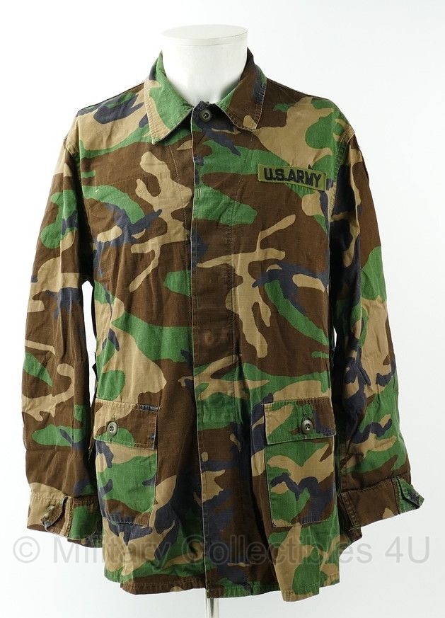 US Army woodland dames BDU jas met SHAEF Berlin patch - maat 18R - gedragen - origineel