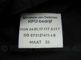KL Landmacht DT2000 baret met insigne Aan- en Afvoer Troepen - maker KPU - maat 58 - origineel