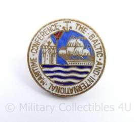 Speld The Baltic and International Maritime Conference - diameter 2,5 cm - origineel