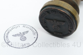 WO2 Duitse replica Kriminalpolizei Karlsruhe  stempel - replica