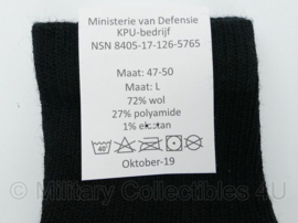 KL Nederlandse leger Koudweer sokken 72% wol - maat Large = 47-50 - nieuw met kaartje eraan - origineel