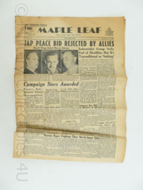 Krant Maple Leaf - 19 may 1945 -30x45 cm-  origineel