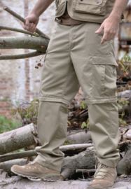 Afritsbroek ZIP-OFF Field trousers - khaki - Small of XL