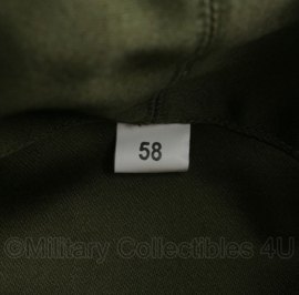Franse leger cap groen - maat 55 t/m 60 cm - nieuwstaat - origineel