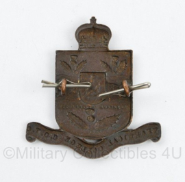 WW2 Canadian cap badge  Technical College COTC - Kings Crown - 5,5 x 5 cm - origineel